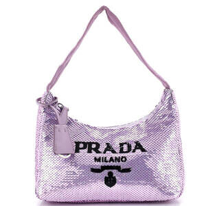 Prada Re-Edition Hobo Sequins Mini #233592P21B